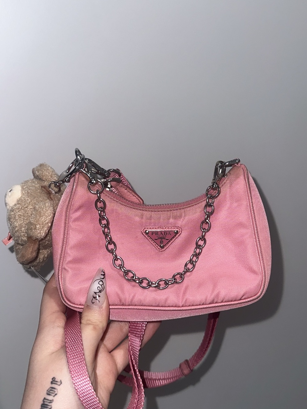 Prada Pink Mini Shoulder Bag with